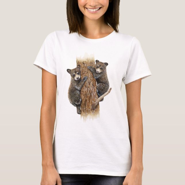 T-shirt Cubs Ours Noir (Devant)