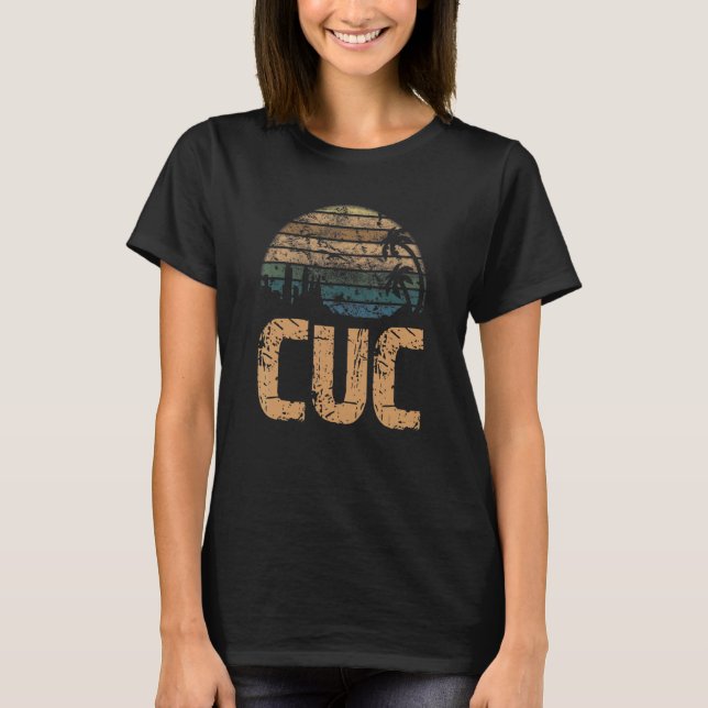 T-shirt CUC Vintage Sunset Distressed (Devant)