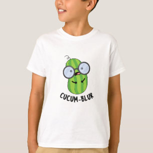 T-shirt Cucum-blur Funny Veggie Cucumber Pun