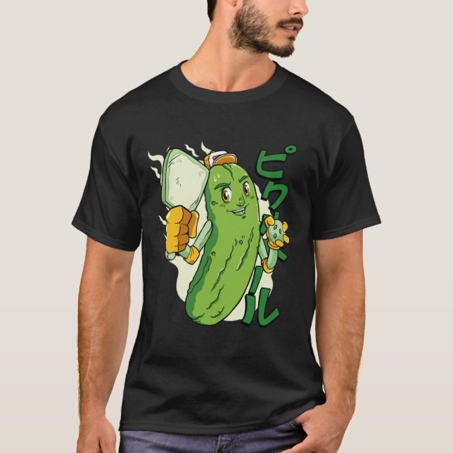 T-shirt Cucumber Veggies Vegetable Asian (Devant)