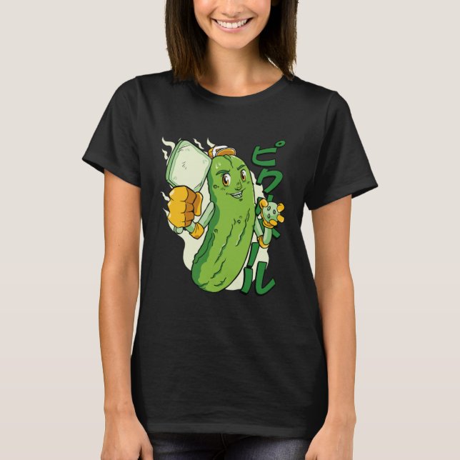T-shirt Cucumber Veggies Vegetable Asian (Devant)