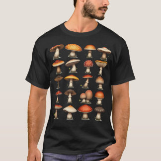 T-shirt Cueillette de champignons mycologie champignons mo