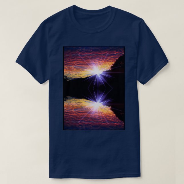 T-shirt Cuenca Sunrise Miroir (Design devant)