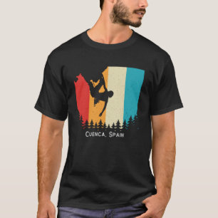 T-shirt Cuenca vintage, Espagne Rock Escalade Bouldering M