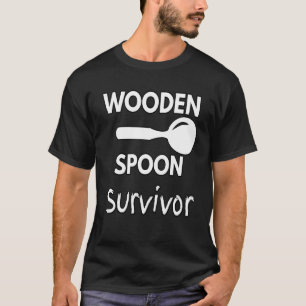 T-shirt Cuillère en bois Survivor Humour Hommes Nouveauté 