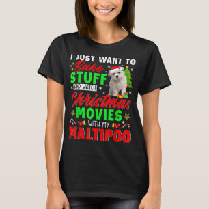 T-shirt Cuire Des Stups Et Regarder Les Films De Noël Avec