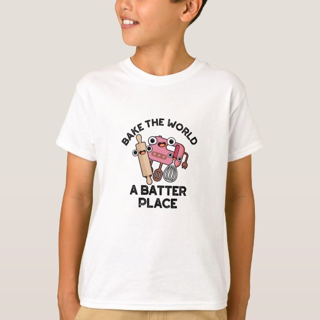 T-shirt Cuire Le Monde Un Bateau Place Drôle Pun À Cuisson (Devant)