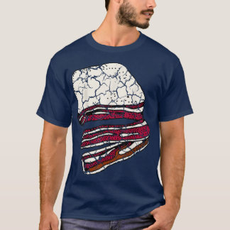 T-shirt Cuisine Alimentaire Foodie Bacon Porc désossé