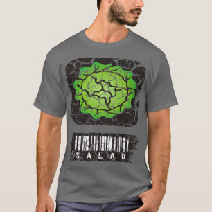 T-shirt Cuisine Alimentaire Salade de foin Laitue désossée