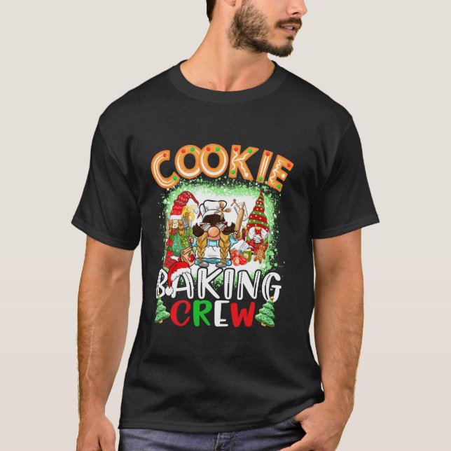 T-shirt Cuisine Apprentis Noël Gnomes Cuisinier Cuisine Éq (Devant)