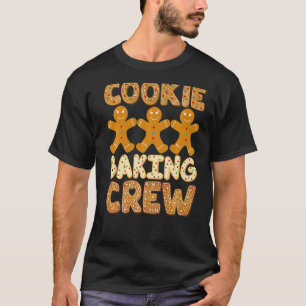 T-shirt Cuisine Baking Crew Gingerbread Hommes Cute Family