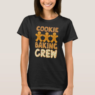 T-shirt Cuisine Baking Crew Gingerbread Hommes Cute Family