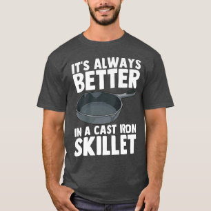 T-shirt Cuisine Chef en pots de fer DrôleT-Shirt