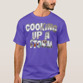 T-shirt Cuisine contre une tempête