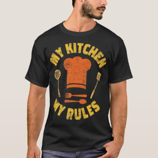 T-shirt Cuisine Cuisine Cuisine Chef Ma Cuisine Mes Règles