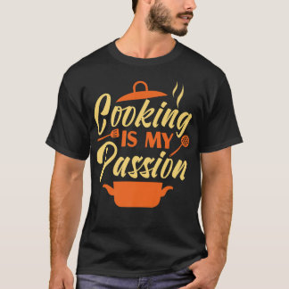 T-shirt Cuisine Cuisinier Cuisine Chef La cuisine est ma p