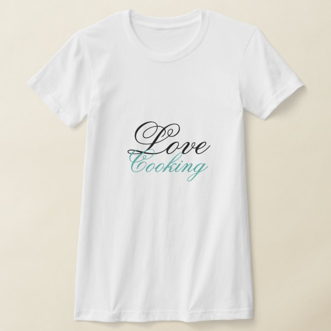 T-shirt Cuisine design à thème (Poser)