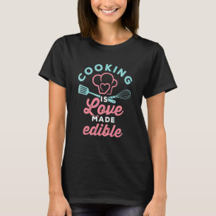 T-shirt Cuisine Is Love Fabriqué Gastronomique Chef Cuisin