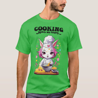 T-shirt Cuisine me rend heureux