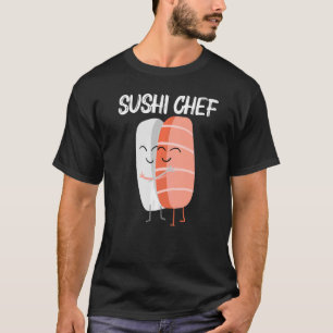 T-shirt Cuisine Sushi Pour Hommes Femmes Cuisine Japonaise