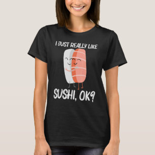 T-shirt Cuisine Sushi Pour Hommes Femmes Cuisine Japonaise