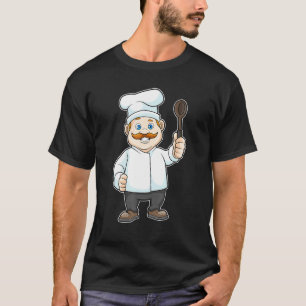 T-shirt Cuisinier Chef casquette Cuisine tablier cuillère 