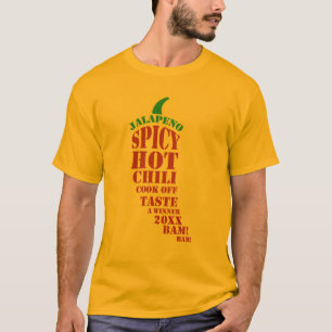 T-shirt Cuisinier de piment outre de la concurrence