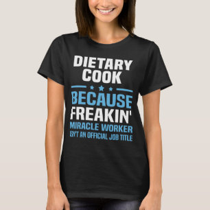 T-shirt Cuisinier diététique