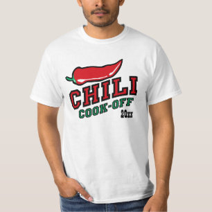 T-shirt Cuisinier rouge de piment de Jalapeno outre de la