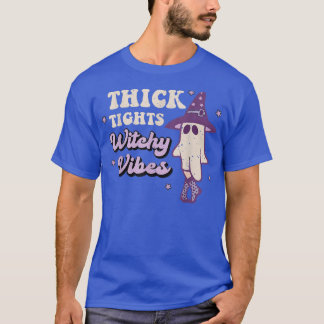 T-shirt Cuisse épaisse Vibes de cuisine Rétro Halloween Ce