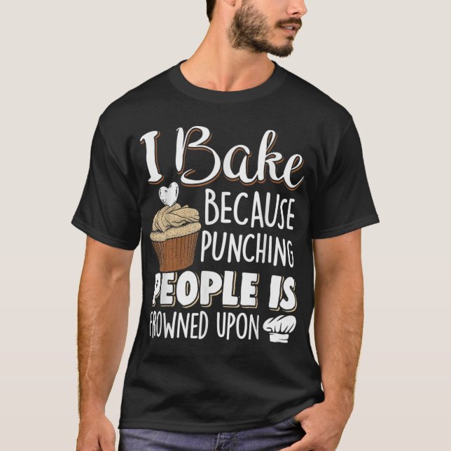 T-shirt Cuisson des gens de Lover Punching - Baker & Cupca (Devant)
