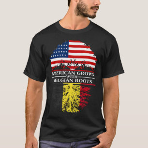 T-shirt Cultivé en Amérique avec des racines belges  Belgi