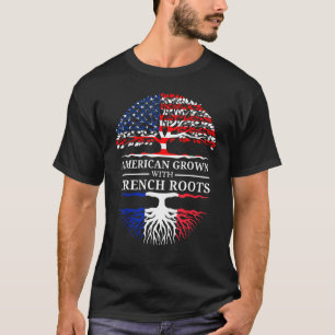 T-shirt Cultivé en Amérique avec des racines françaises Dr
