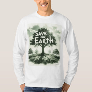 T-shirt "Cultiver notre planète : un appel à protéger la n