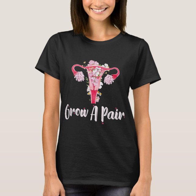 T-shirt Cultiver Un Uterus Féministe Pair (Devant)