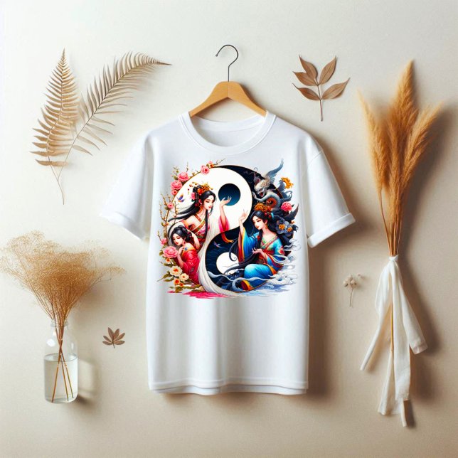T-shirt Culture (Yin Yang At Chinese Culture )