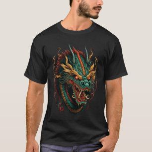 T-shirt Culture asiatique chinois dragon japonais 2