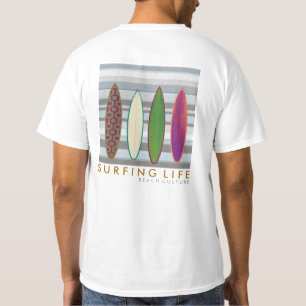 T-shirt culture balnéaire . vie de surf
