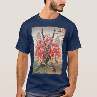 T-shirt Culture japonaise ancienne Sakura Cherry Blossom K