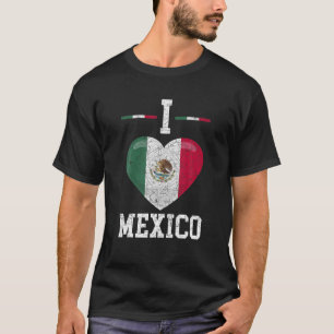 T-shirt Culture mexicaine Fierté Coeur Patrimoine hispaniq