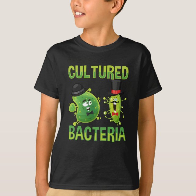 T-shirt Culture microbiologique Bactérie scientifique (Devant)