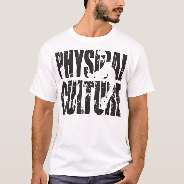 T-shirt Culture physique - homme de muscle - chemise (Devant)