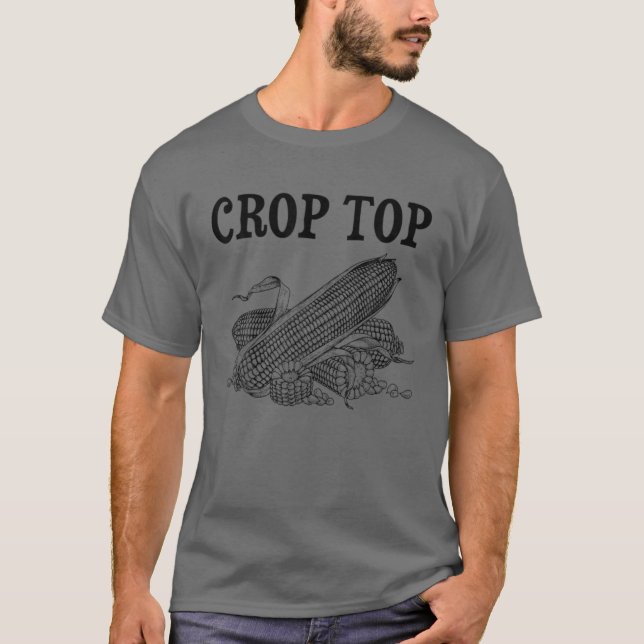 T-shirt Cultures Top Corn Drôle Cultures agricoles (Devant)