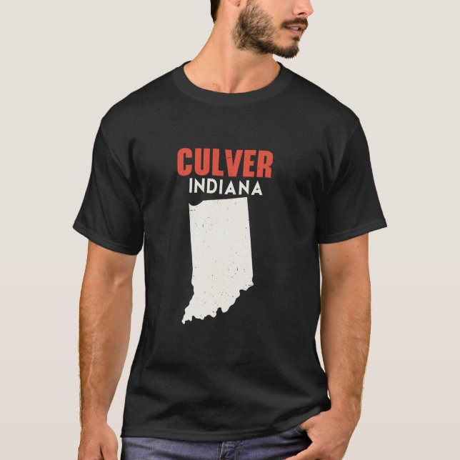 T-shirt Culver Indiana USA State America Travel Indianan (Devant)