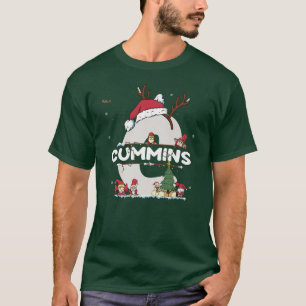 T-shirt Cummins Christmasw Cummins Name for funny Xmas 