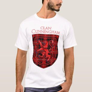 T-shirt Cunningham Tartan Scottish Plaid Lion Rampant