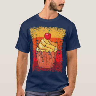T-shirt Cupcake Boulangerie boulangerie Gâteau Vintage Ret
