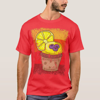 T-shirt Cupcake Boulangerie Boulangerie Gâteau Vintage Rét
