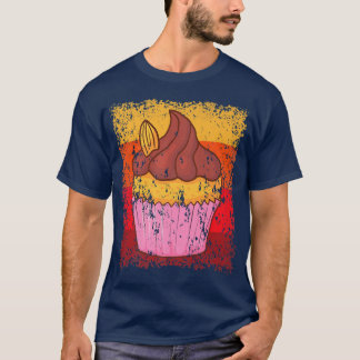 T-shirt Cupcake boulangerie boulangerie gâteau Vintage rét