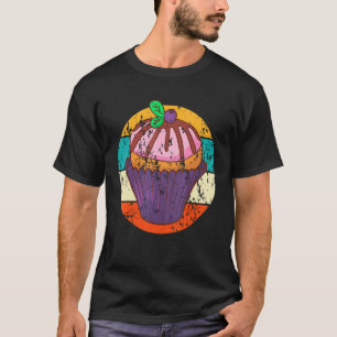 T-shirt Cupcake boulangerie boulangerie gâteau Vintage rét